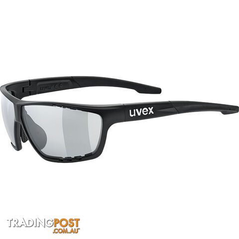 Uvex Sportstyle 706 V Sports Sunglasses - Black Matte - S5320052201