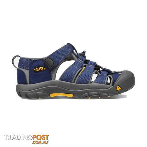 Keen Newport H2 Kids Hiking Sandals - Blue Depths Gargoyle - US 12 - 1009938-12
