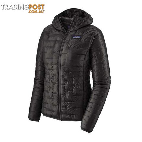 Patagonia Micro Puff Womens Insulated Hoody - Black - XS - 84040-BLK-XS