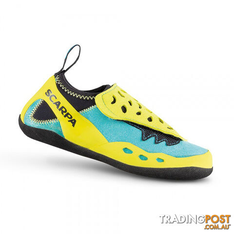 Scarpa Piki Junior Kids Climbing Shoes - Maldive-Yellow - US1.5 / 33EU -...