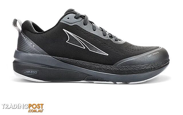Altra Paradigm 5 Mens Road Running Shoes - Black - AL0A4VQO000