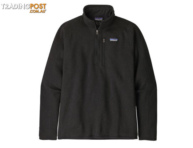 Patagonia Better Sweater 1/4 Zip Mens Fleece Jacket - Black - M - 25523-BLK-M