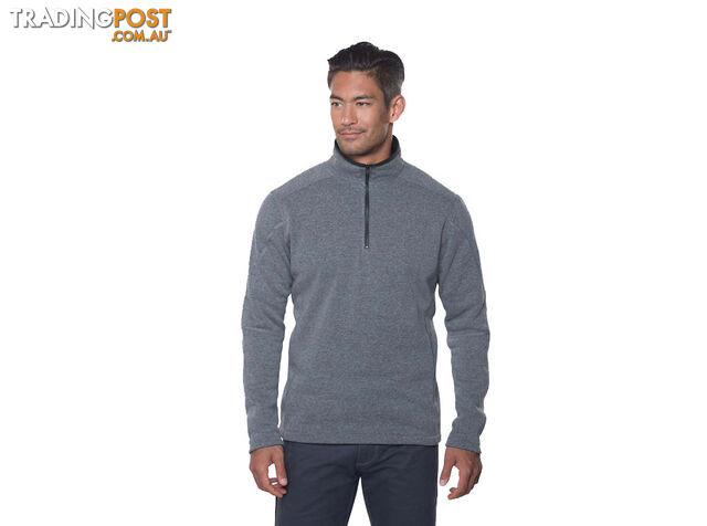 Kuhl Revel 1/4 Zip Mens Sweater - Shale - XXL - KUH00018-Shale-XXL