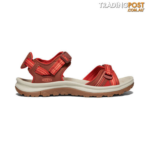 Keen Terradora II Open Toe Womens Hiking Sandals - Dark Red Coral - 1022447 - photo 1 of 2