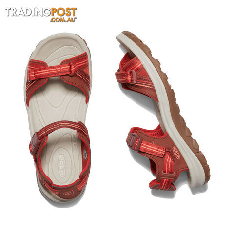 Keen Terradora II Open Toe Womens Hiking Sandals - Dark Red Coral - 1022447 - photo 2 of 2
