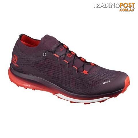 Salomon S/Lab Ultra 3 Unisex Trail Running Shoes - Maverick/Racing Red - 6.5US -...