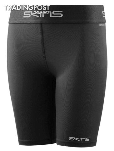 SKINS DNAmic Force Youth 1/2 Compression Tights - Black - S - SWDF80000029001S
