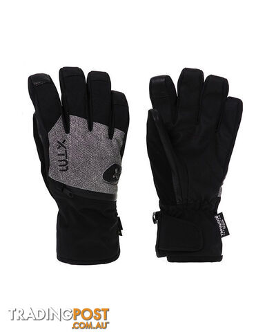 XTM Sage Adult Unisex Waterproof Snow Gloves - Grey Denim - S - DU020-GDM-S