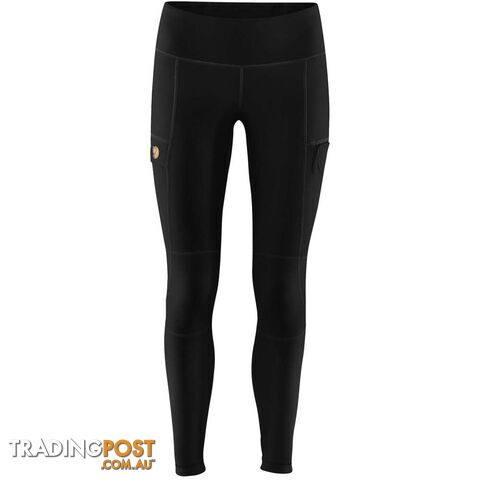 Fjallraven Abisko Trail Womens Tights - Black - M - CF89758550M
