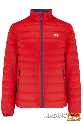 Mac In A Sac Polar Mens Reversible Insulated Down Jacket - Red/Navy - M - POL1189RED-NVM