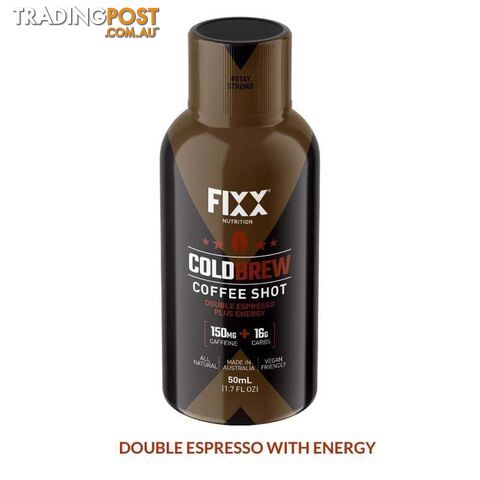 Fixx Nutrition Cold Brew Energy Coffee Shot - 50ml - FXCBENERGY