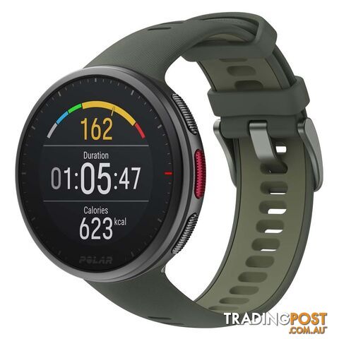 Polar Vantage V2 Multisport GPS Watch w/ H10 Chest Strap - Green - M/L - 90083652
