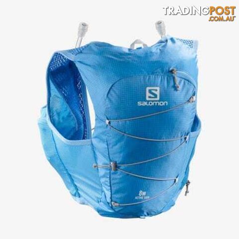 Salomon Active Skin 8 Set Womens Hydration Vest - Marina/Alloy - XS - LC1515000-XS