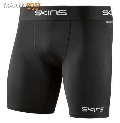 SKINS DNAmic Force Mens 1/2 Compression Tights - 25cm - Black - M -...