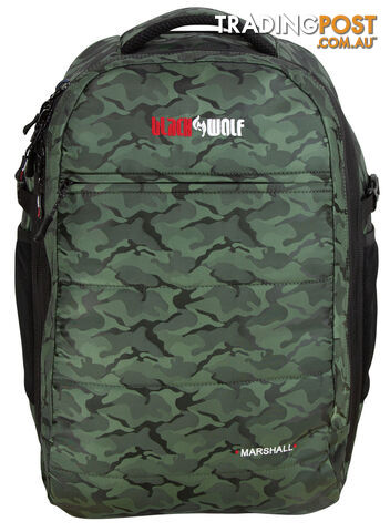 Black Wolf Marshall Rolling Case - Green Camo - W0134-GreenCamo