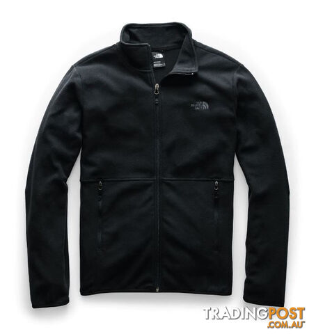 The North Face TKA Glacier FZ Mens Fleece Jacket - TNF Black/TNF Black - Xl -...