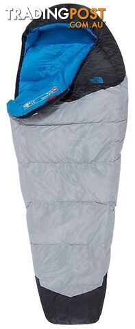 The North Face Blue Kazoo Down Sleeping Bag - High Rise Grey/Hyper Blue - NF0A3G64TQU-R-LH