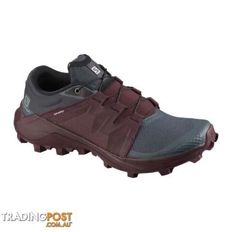 Salomon Wildcross Womens Trail Running Shoes - India Ink/Wine Tasting - 8US -...