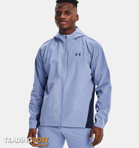 Under Armour Qualifier Outrun The Storm Mens Running Jacket - Washed...