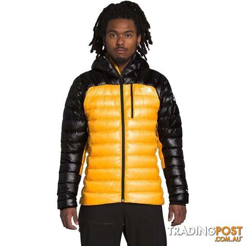 The North Face Summit Down Mens Insulated Hoodie - Summit Gold/TNF Black - XL - NF0A4P6CZU3-X1L