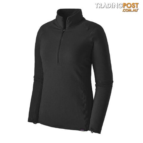 Patagonia Capilene Thermal Weight Zip-Neck Womens Top - Black - XL -...