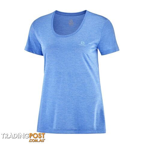 Salomon Agile SS Womens Running T-Shirt - Marina - M - LC1546200-M