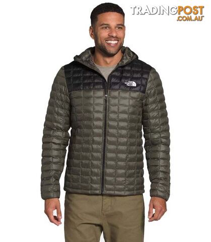 The North Face Thermoball Eco Mens Insulated Insulated Hoodie - New Taupe Green Matte/TNF Black Matte - XL - NF0A3Y3MTZ1-X1L