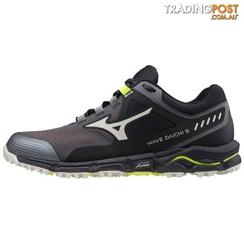 Mizuno Wave Daichi 5 Mens Trail Running Shoes - Magnet/Moonstruck/Safety Yellow...