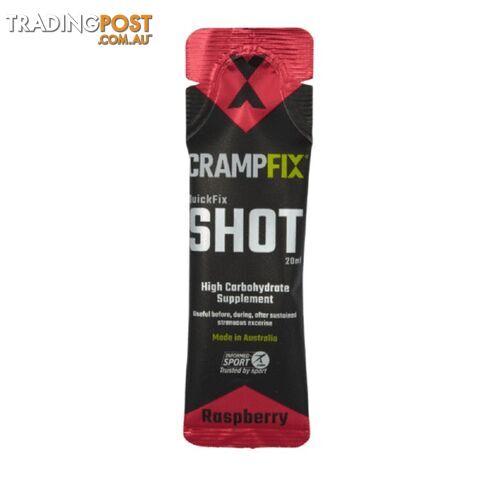 CrampFix Quickfix Cramp Relief Shot - 20ml - Raspberry - CFXSRASP