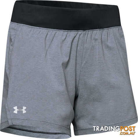 Under Armour Launch SW 5'' Womens Performance Short - Black - XS -...