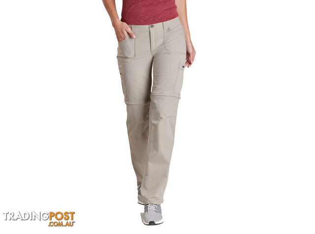 Kuhl Horizn Convertible Womens Hiking Pants - 30L - Khaki - AU8/US4 -...
