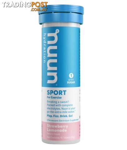 Nuun Sport Electrolyte Drink Tablet - Strawberry Lemonade - NUUN-SL8