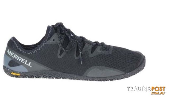 Merrell Vapor Glove 5 Womens Minimalist Running Shoes - Black - 9.5 -...