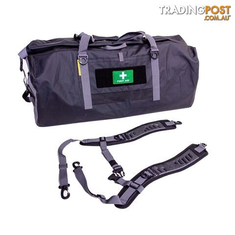 Volare Waterproof 90L Adventure Duffel Bag - Black - VWDFBLK-90