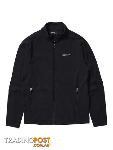 Marmot Rocklin Full Zip Mens Fleece Jacket - Black - S - 10130001S