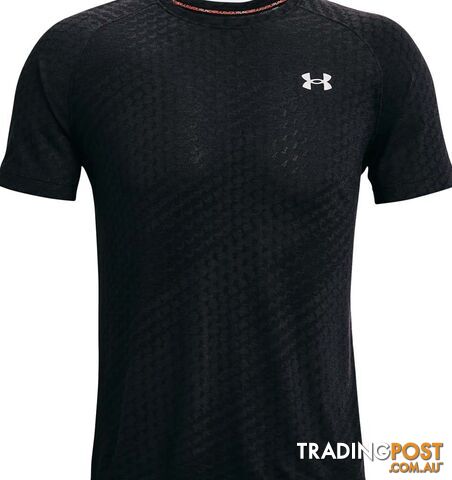 Under Armour Streaker Runclipse SS Mens Running T-Shirt - Black/Black/Reflective...