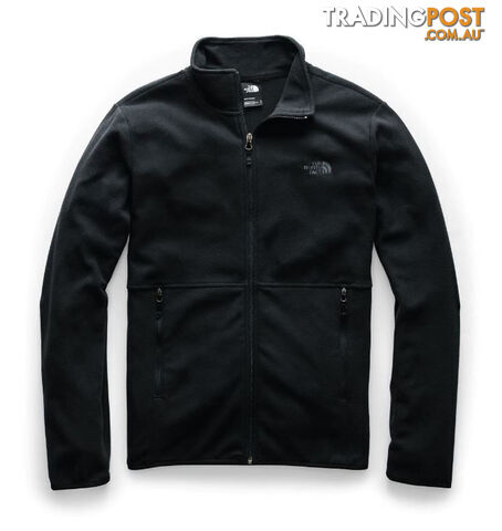The North Face TKA Glacier FZ Mens Fleece Jacket - TNF Black/TNF Black - 2Xl -...
