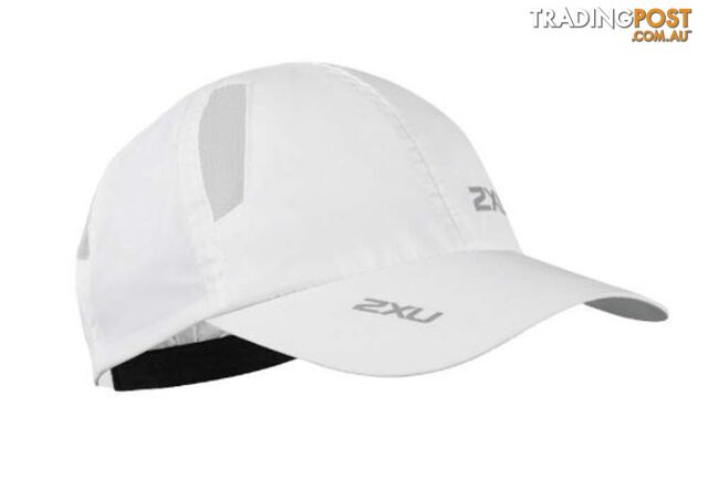 2XU Run Cap - White/White - UQ5685f-WHT-WHT