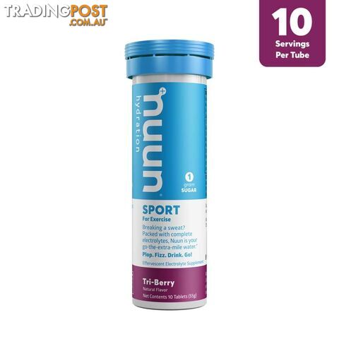 Nuun Sport Electrolyte Hydration Tablets - Tri-Berry - NUUN-TB8
