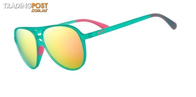 Goodr Mach G Aviator Running Sunglasses - Kitty Hawkers' Ray Blocker -...