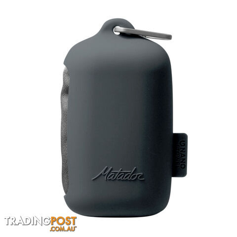 Matador NanoDry Shower Towel - Large - Charcoal - MATINDL001G