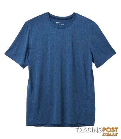 Marmot Conveyor Mens Short Sleeve Performance T-Shirt - Arctic Navy Heather - XL...