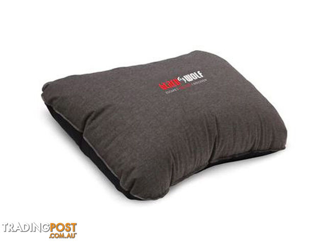 Black Wolf Comfort Pillow - Extra Large - Black Marle - W0039