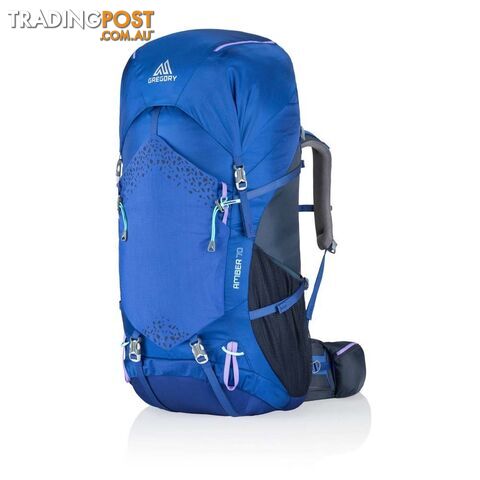 Gregory Amber 70 Womens Hiking Backpack - Pearl Blue - 77835-2271