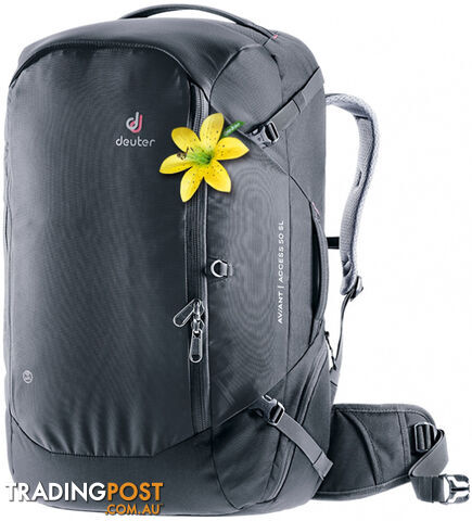 deuter Aviant Access 50 SL Womens Backpack - Black - 3511320-7000-0