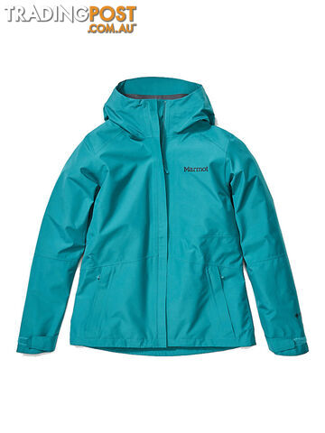 Marmot Minimalist Womens Waterproof Jacket - Deep Jungle - L - 361204973L