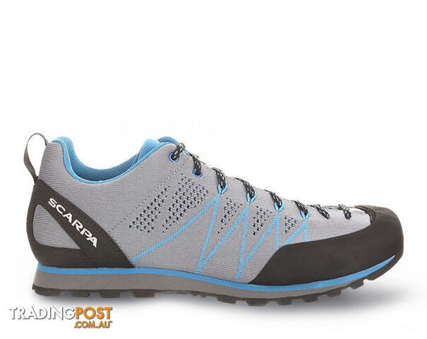 Scarpa Crux Air Mens Approach Shoes - Smoke/Lake Blue - US11.5 / EU45 -...