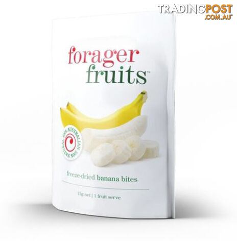 Forager Fruits - Freeze Dried Banana Bites - FFBAN15