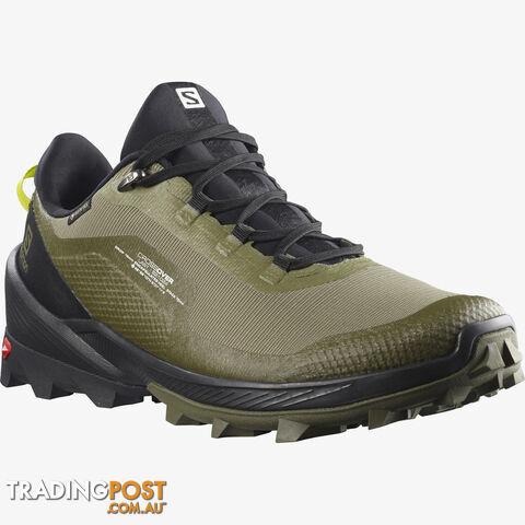 Salomon Cross Over GTX Mens Hiking Shoes - Deep Lichen Green/Black/Evening...