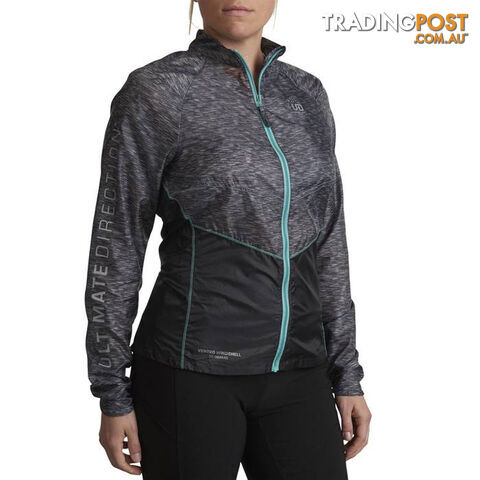 Ultimate Direction Ventro Windshell Womens Running Jacket - Heather Grey - Extra...